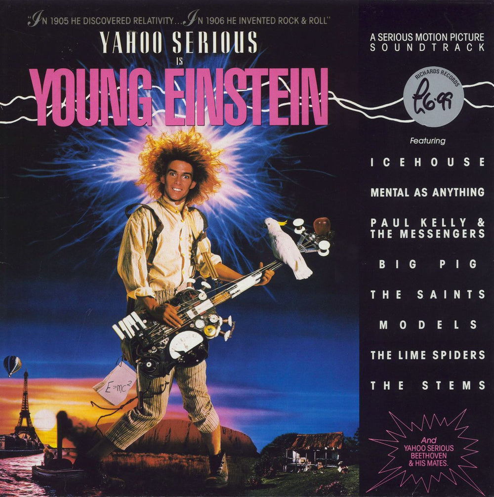 Original Soundtrack Young Einstein UK vinyl LP album (LP record) AMA3929