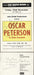 Oscar Peterson 24th November - New Theatre Oxford - Autographed UK handbill SIGNED FLYER