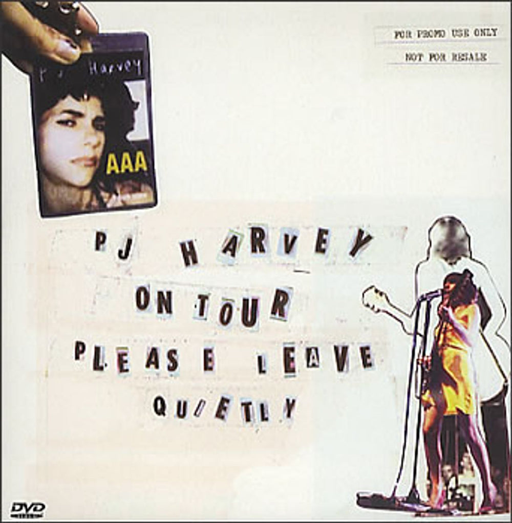 P.J. Harvey Please Leave Quietly - P.J. Harvey On Tour UK Promo DVD PJDVD1