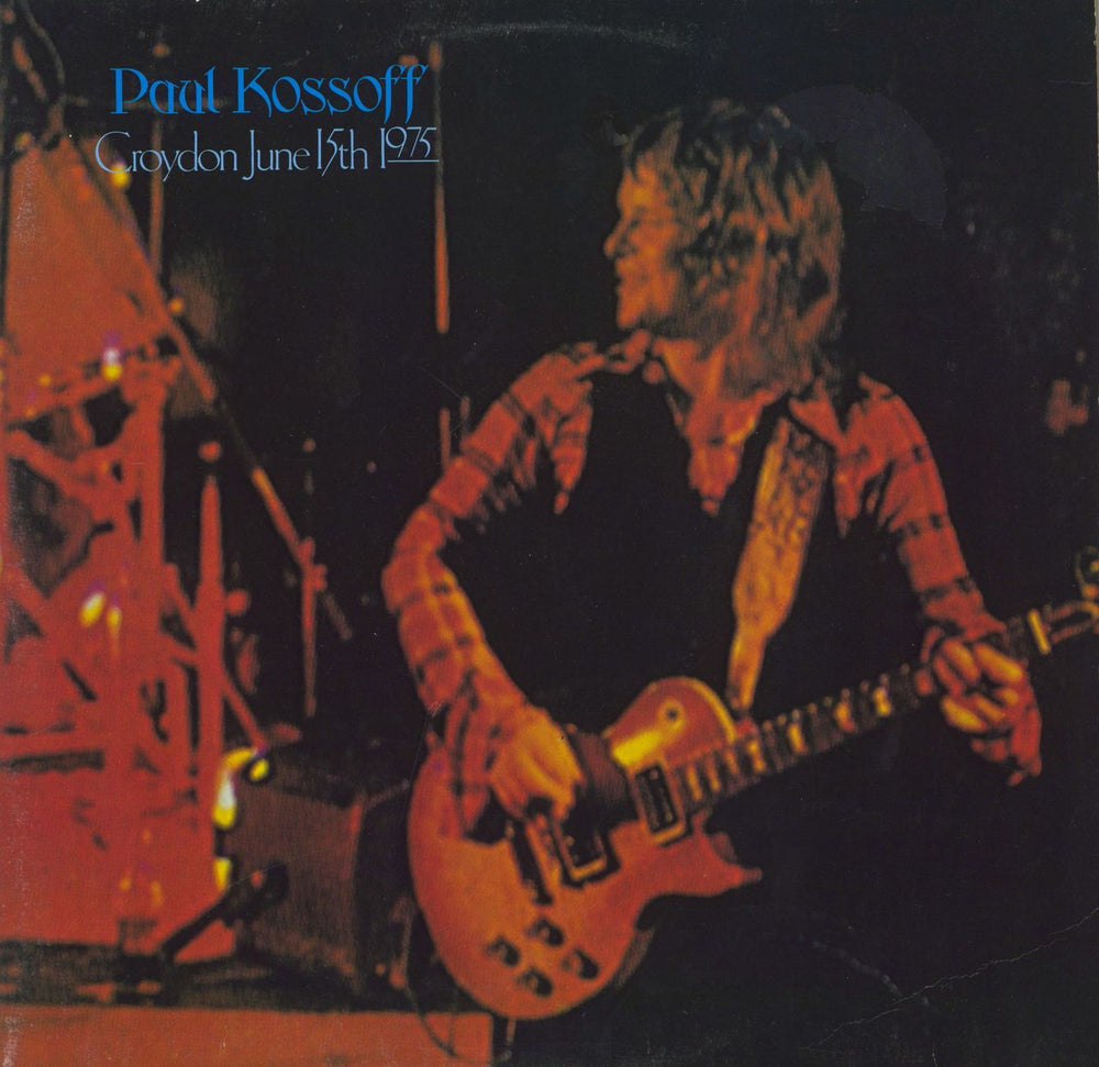 Paul Kossoff Croydon June 15th 1975 - VG UK vinyl LP album (LP record) SDLP1002