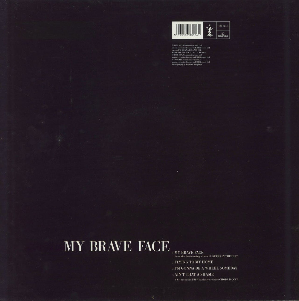 Paul McCartney and Wings My Brave Face UK 12" vinyl single (12 inch record / Maxi-single) 5099920335861