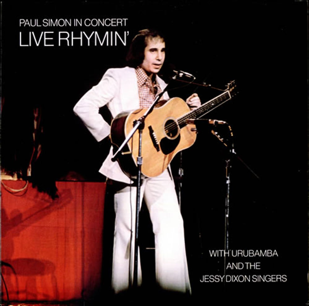 Paul Simon Live Rhymin' German vinyl LP album (LP record) 925590-1