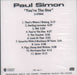 Paul Simon You're The One US Promo CD album (CDLP) 2-47844