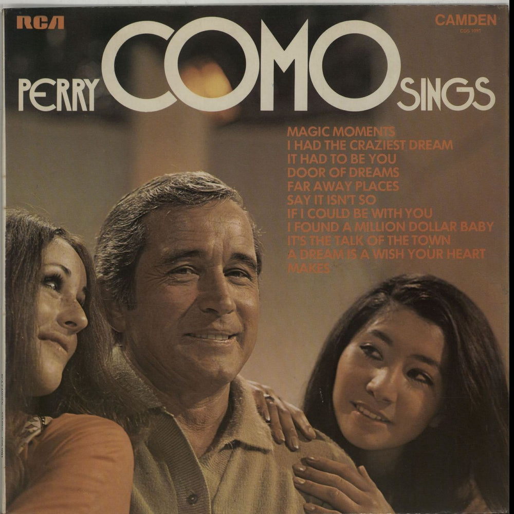 Perry Como Perry Como Sings UK vinyl LP album (LP record) CDS1091