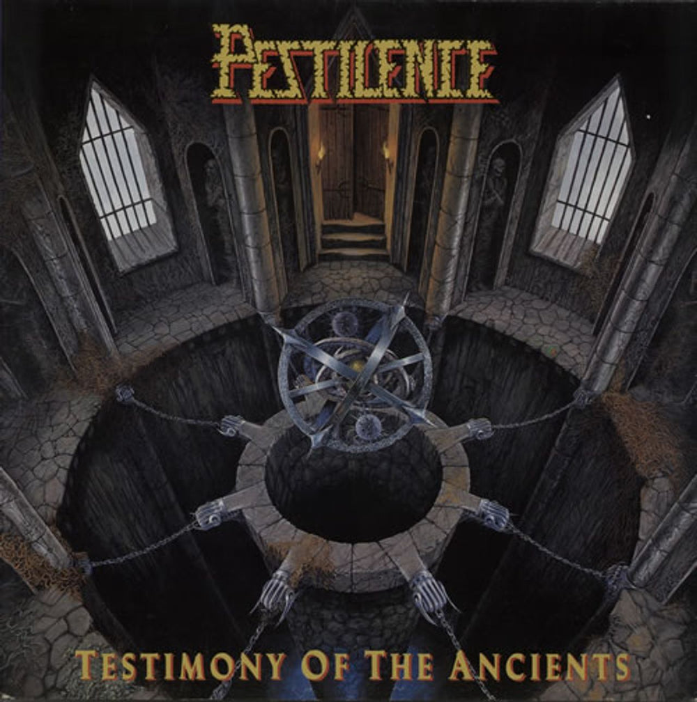 Pestilence Testimony Of The Ancients Dutch vinyl LP album (LP record) RC9285-1