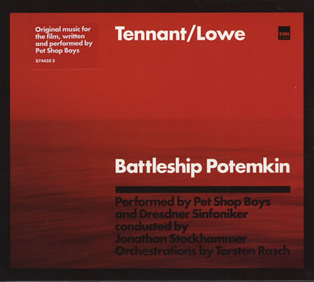 Pet Shop Boys Battleship Potemkin + Slipcase UK CD album (CDLP) 8744502