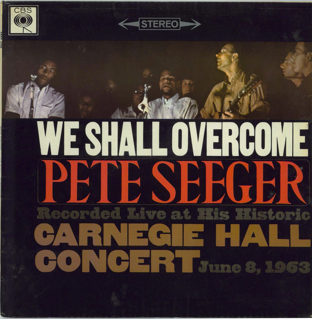 Pete Seeger We Shall Overcome UK vinyl LP album (LP record) SBPG62209