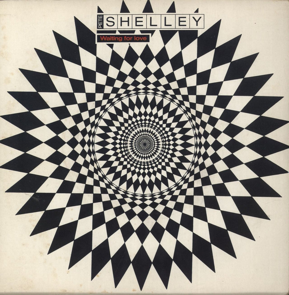 Pete Shelley Waiting For Love UK 7" vinyl single (7 inch record / 45) MER215
