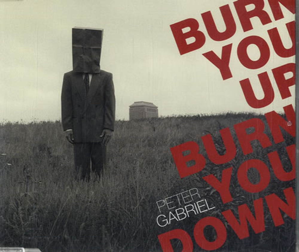 Peter Gabriel Burn You Up, Burn You Down UK CD single (CD5 / 5") GABRIEL003