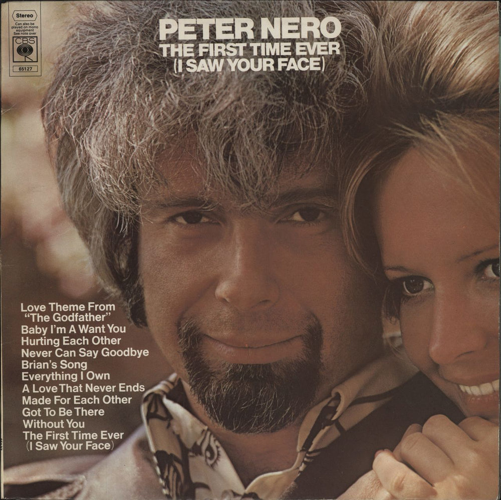 Peter Nero The First Time Ever (I Saw Your Face) UK vinyl LP album (LP record) 65127