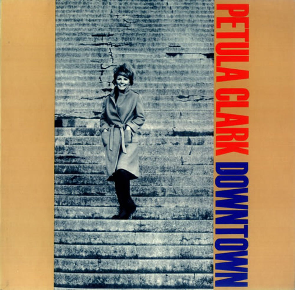 Petula Clark Downtown UK vinyl LP album (LP record) NPL18114