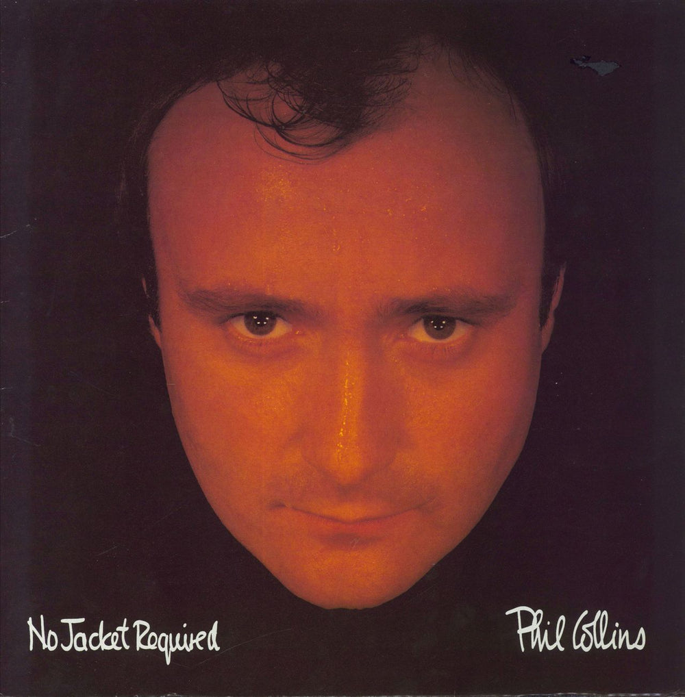 Phil Collins No Jacket Required - VG UK vinyl LP album (LP record) V2345