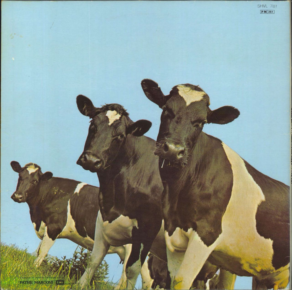 Pink Floyd Atom Heart Mother - 4th - VG French vinyl LP album (LP record)