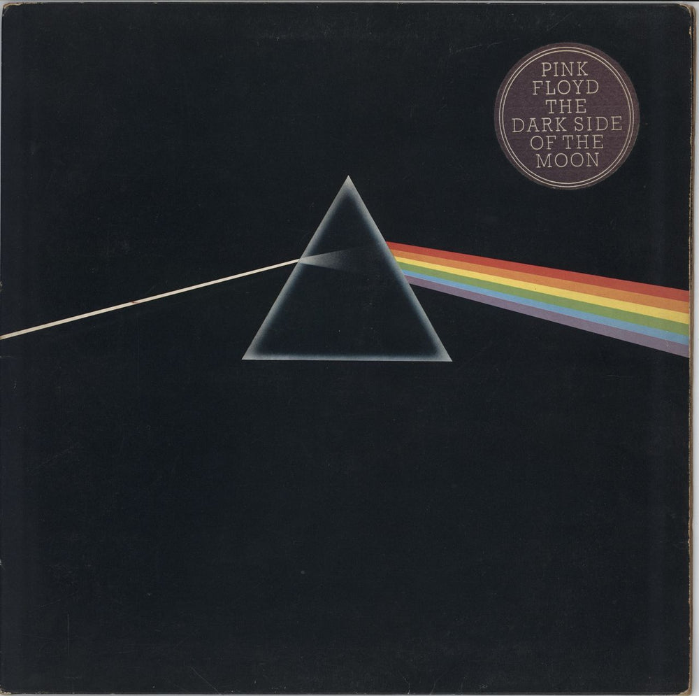 Pink Floyd The Dark Side Of The Moon - 1st - Complete Stickered - EX UK vinyl LP album (LP record) SHVL804