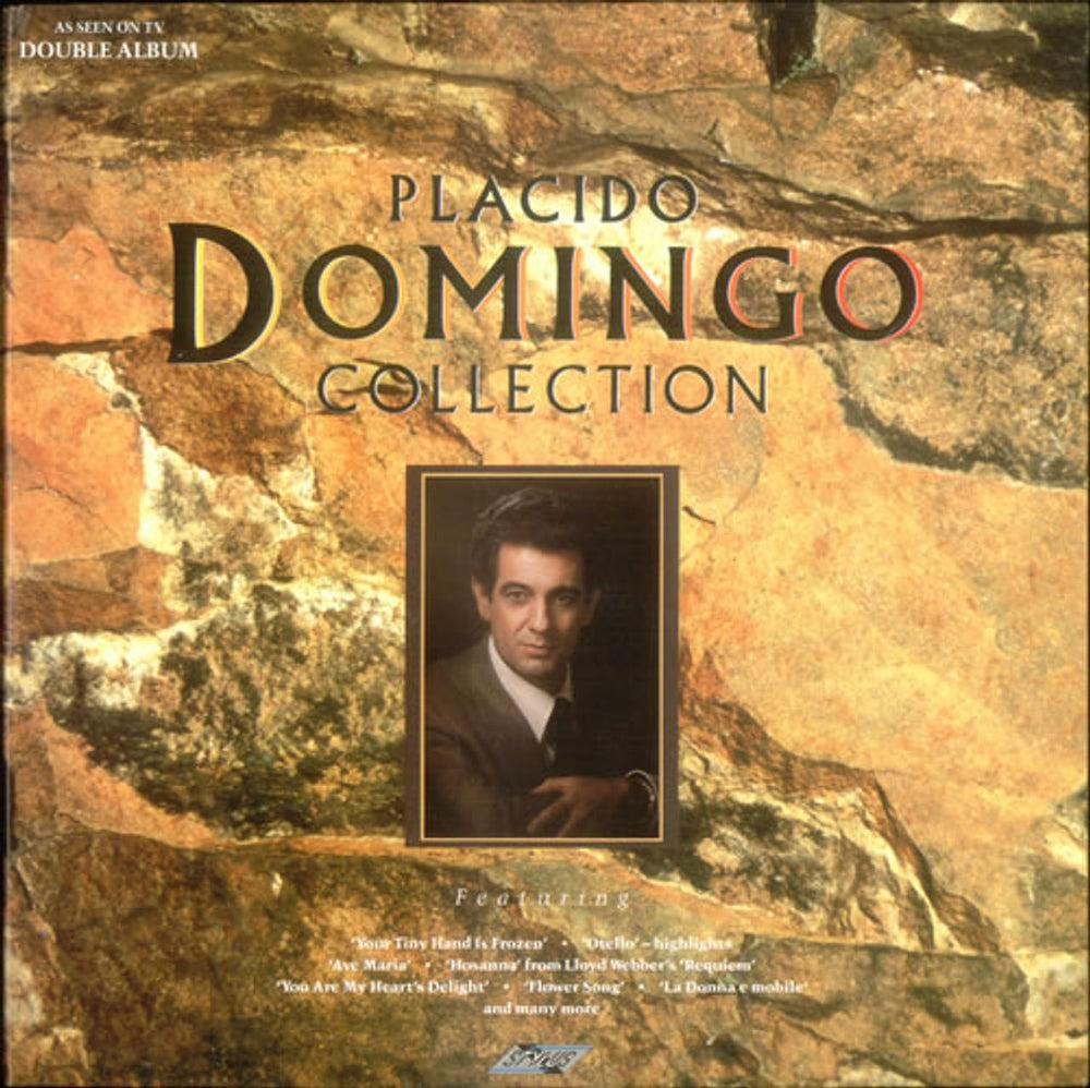 Placido Domingo Placido Domingo Collection UK 2-LP vinyl record set (Double LP Album) SMR625