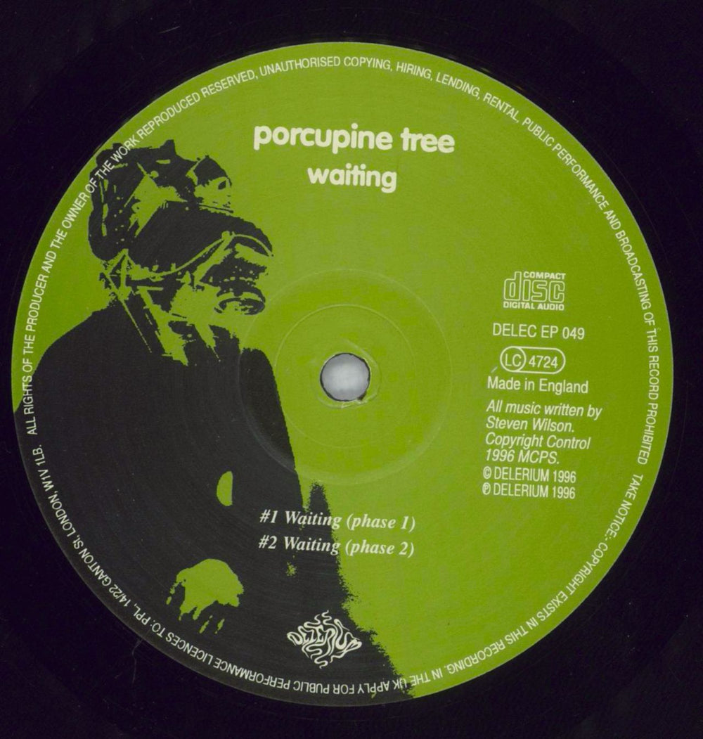 Porcupine Tree Waiting - VG UK 12" vinyl single (12 inch record / Maxi-single) PCU12WA828712