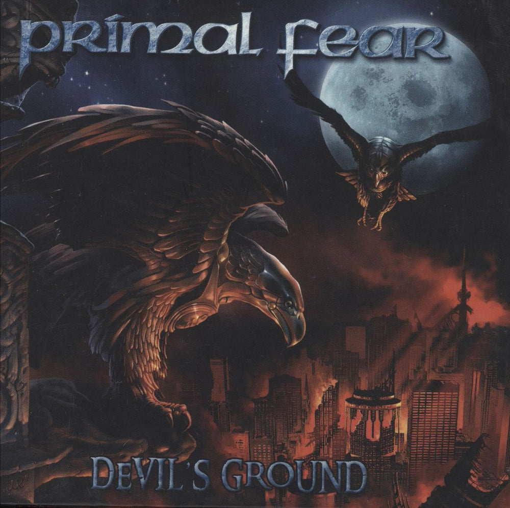 Primal Fear Devil's Ground German CD album (CDLP) NB1225-0