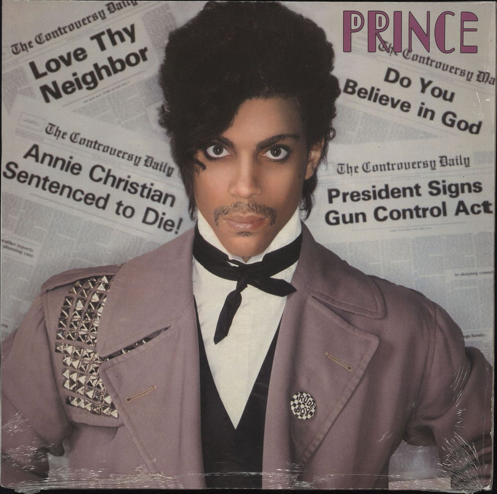 Prince Controversy German vinyl LP album (LP record) WBK56950