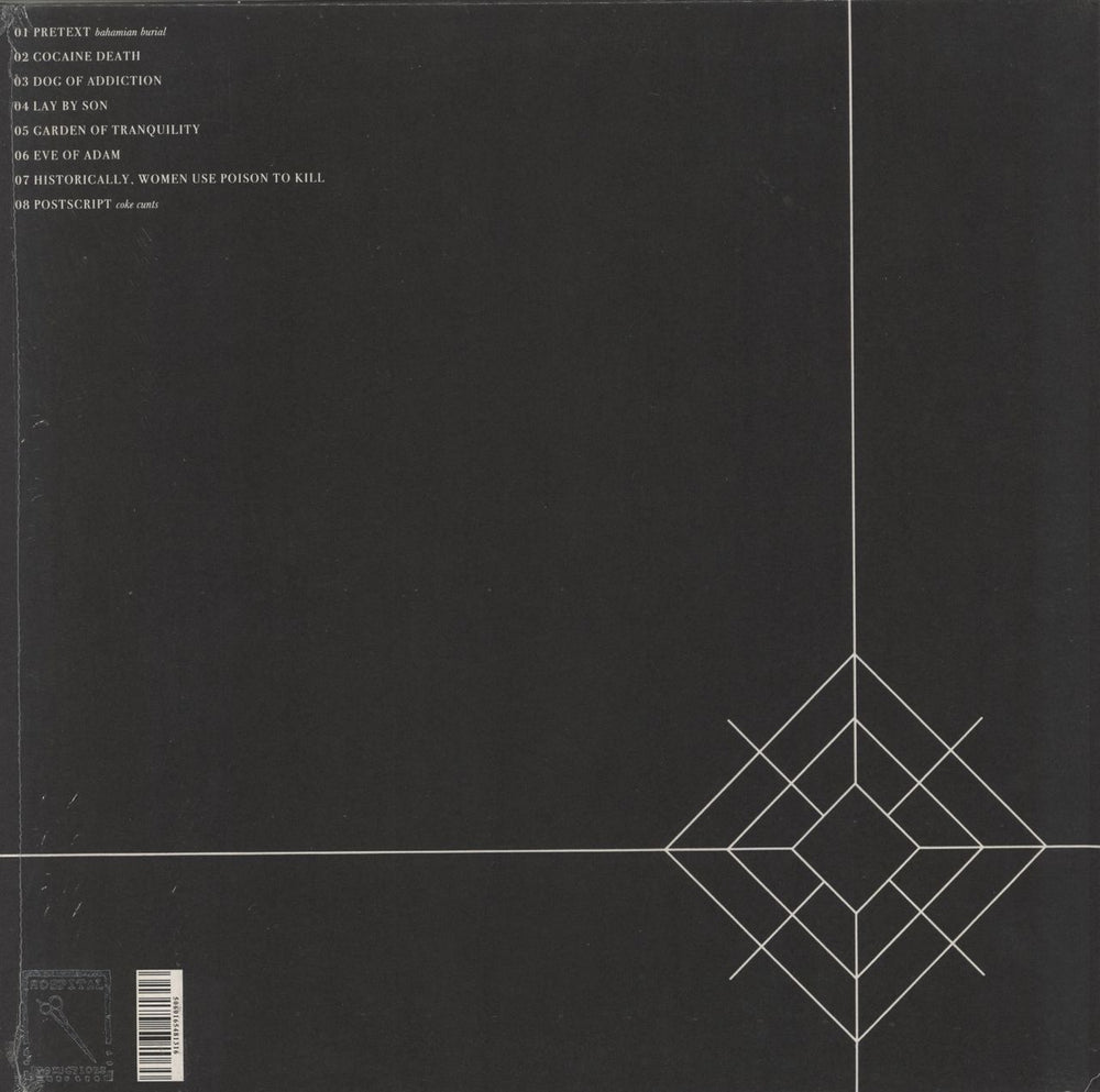 Prurient Cocaine Death US vinyl LP album (LP record) 5060165481316