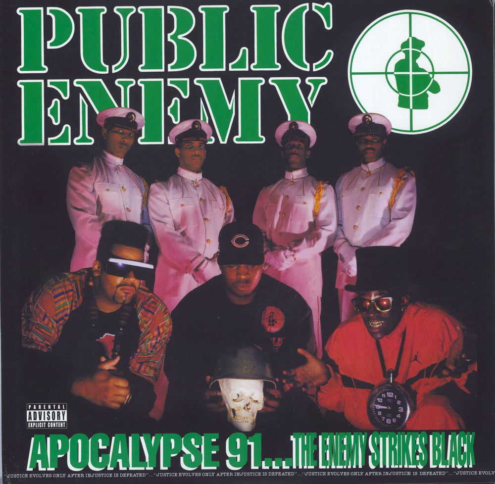 Public Enemy Apocalypse 91... The Enemy Strike Black - Green Vinyl US 2-LP vinyl record set (Double LP Album) B0023380-01