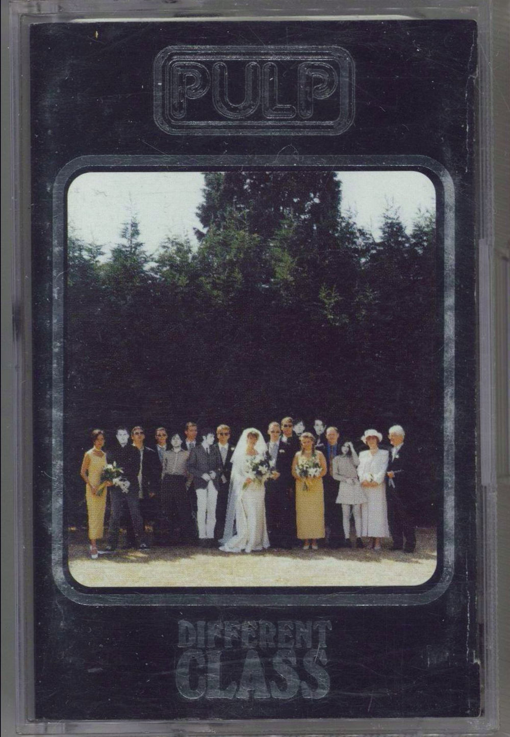 Pulp Different Class - Embossed Inlay UK cassette album ICT8041