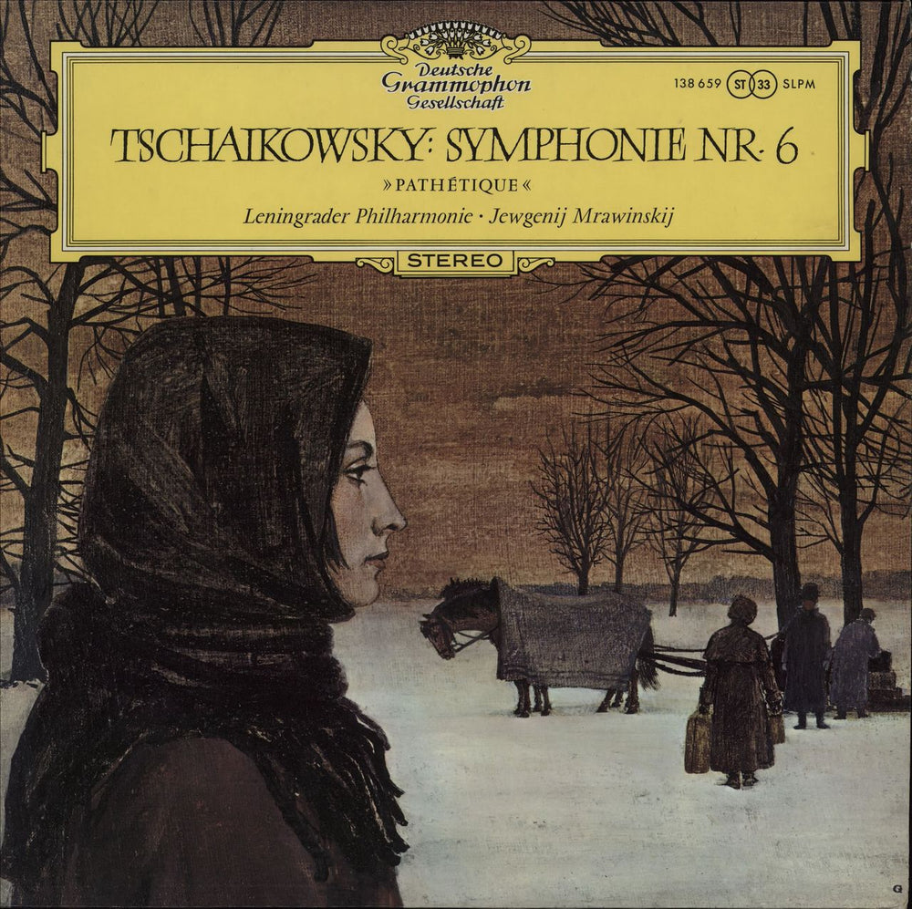 Pyotr Ilyich Tchaikovsky Symphonie Nr.6 »Pathétique« German vinyl LP album (LP record) 138659