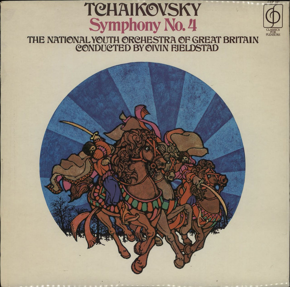 Pyotr Ilyich Tchaikovsky Symphony No. 4 UK vinyl LP album (LP record) CFP161