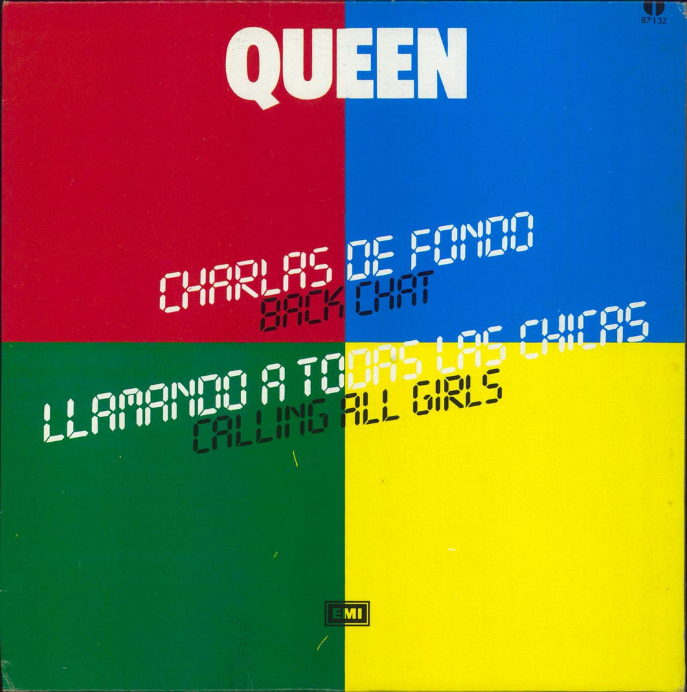 Queen Charles De Fondo Mexican 12" vinyl single (12 inch record / Maxi-single) 8713Z