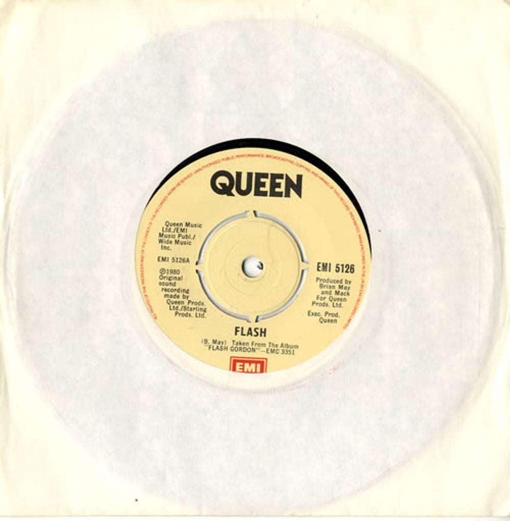 Queen Flash - 4 Prong UK 7" vinyl single (7 inch record / 45) EMI5126