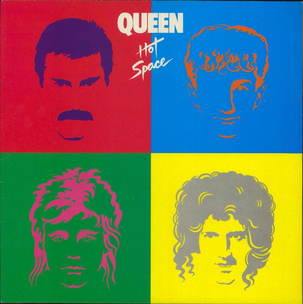 Queen Hot Space UK vinyl LP album (LP record) EMA797