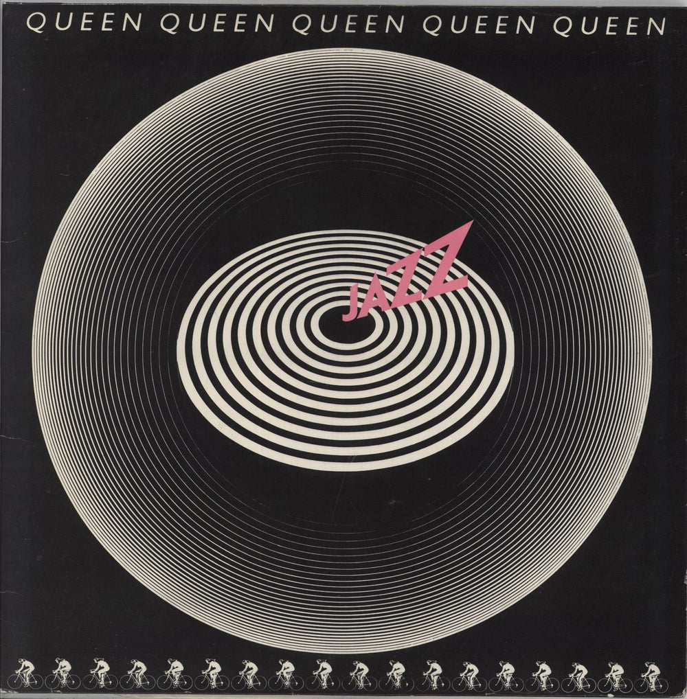 Queen Jazz - 1st + Inner - EX UK vinyl LP album (LP record) EMA788