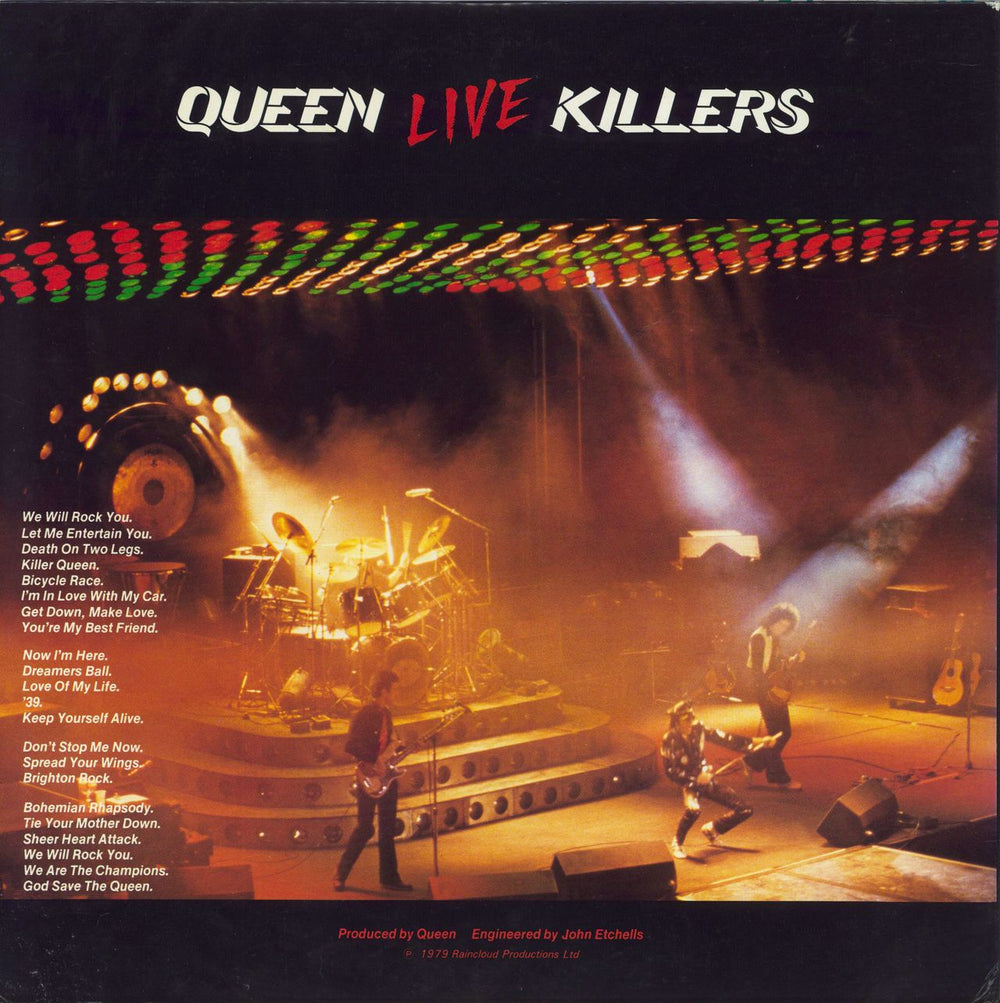 Queen Live Killers - Red & Green Vinyl + Obi - EX Japanese 2-LP vinyl record set (Double LP Album)