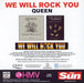 Queen We Will Rock You UK Promo CD single (CD5 / 5")
