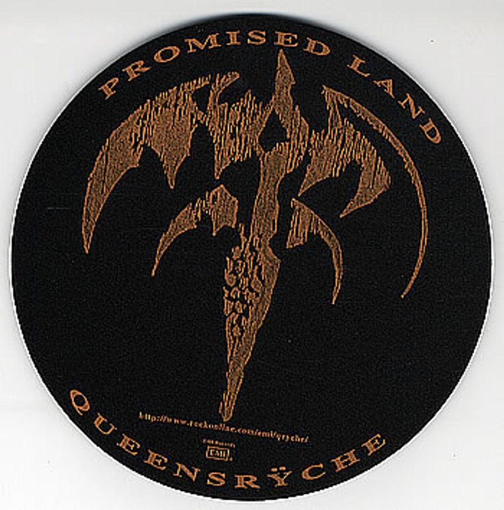 Queensryche Promised Land - Circular Mouse Mad US Promo memorabilia PROMO MOUSEMAT