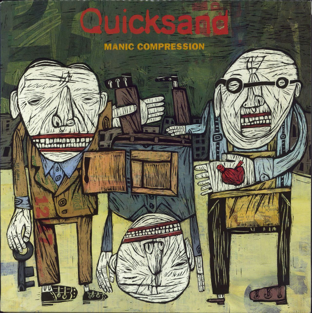 Quicksand Manic Compression US vinyl LP album (LP record) REV43