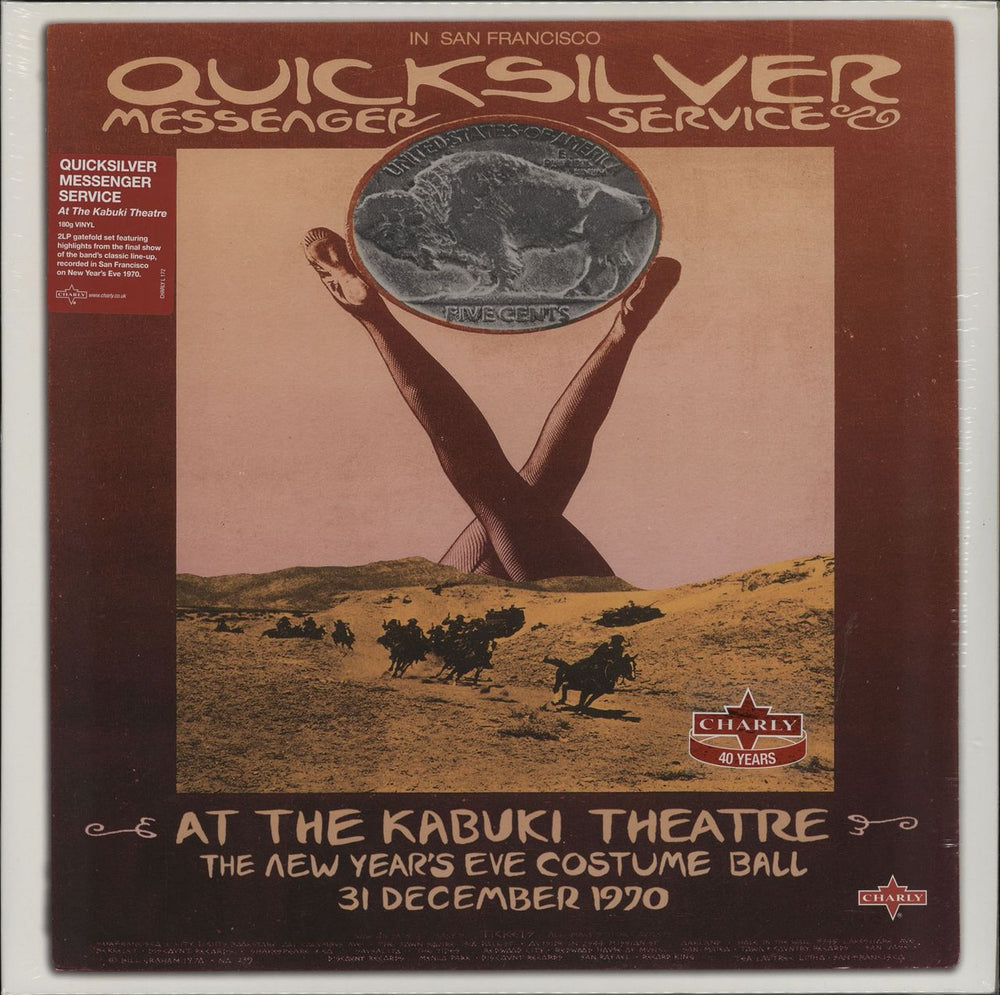 Quicksilver Messenger Service At The Kabuki Theatre - 180g - sealed UK 2-LP vinyl record set (Double LP Album) CHARLYL172