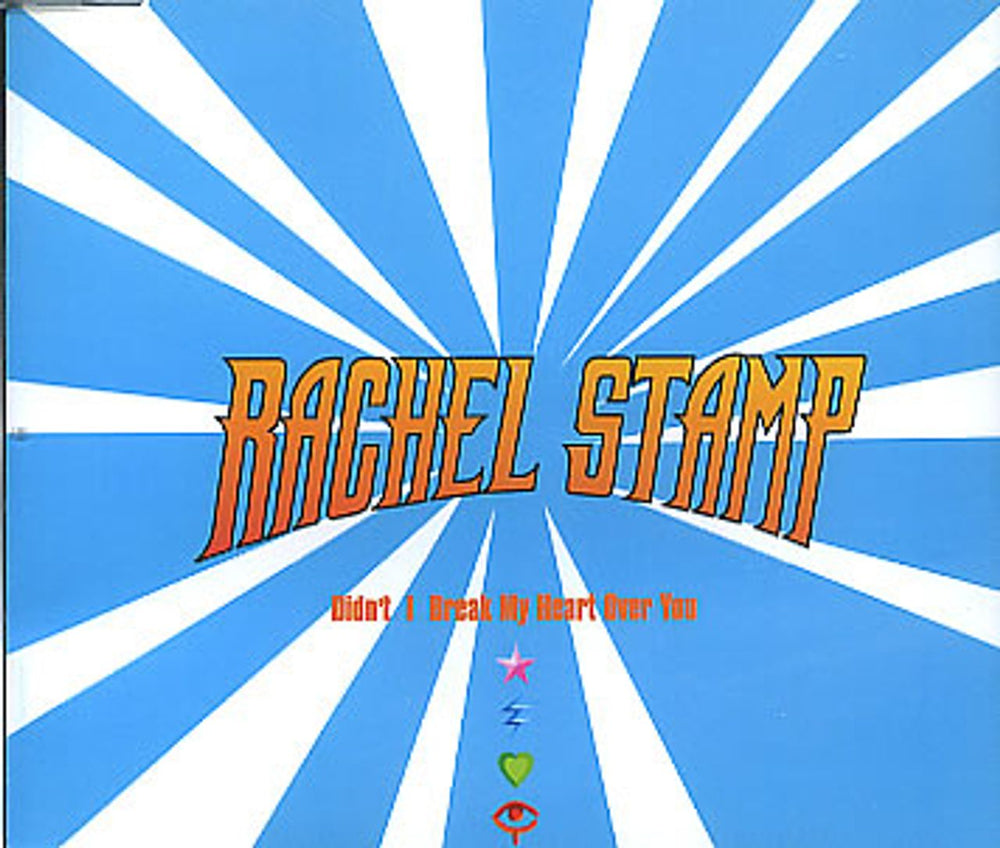 Rachel Stamp Didn't I Break My Heart Over You UK Promo CD single (CD5 / 5") CRRS002