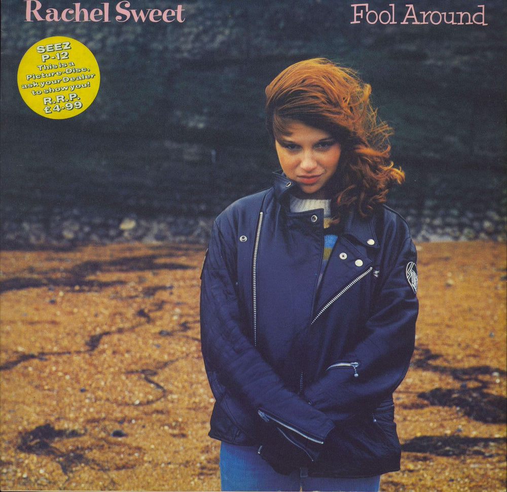 Rachel Sweet Fool Around + stickered p/s UK picture disc LP (vinyl picture disc album) SEEZP12