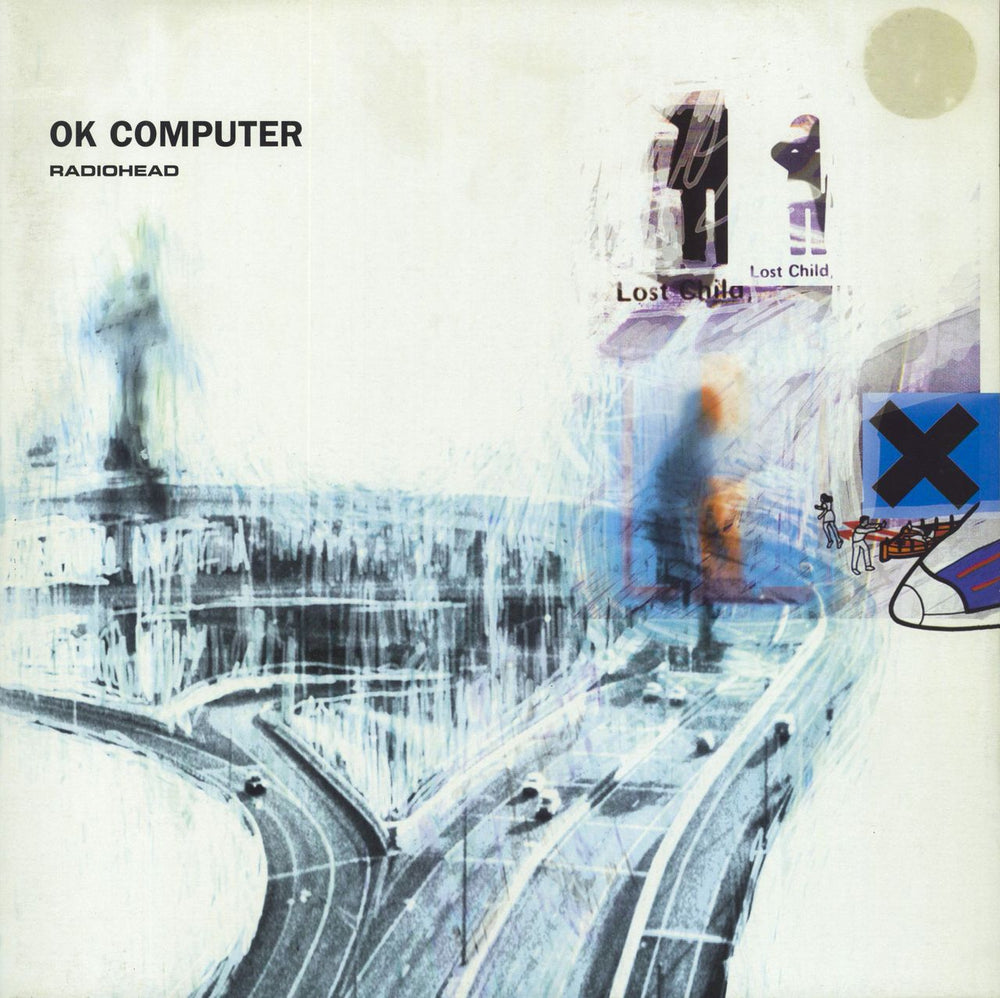 Radiohead OK Computer [2008 Edition] EX UK 2-LP vinyl record set (Double LP Album) NODATA02