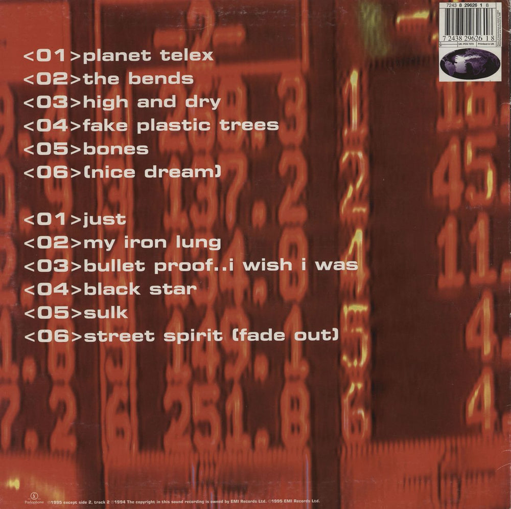 Radiohead The Bends - 2nd - EX UK vinyl LP album (LP record) 724382962618