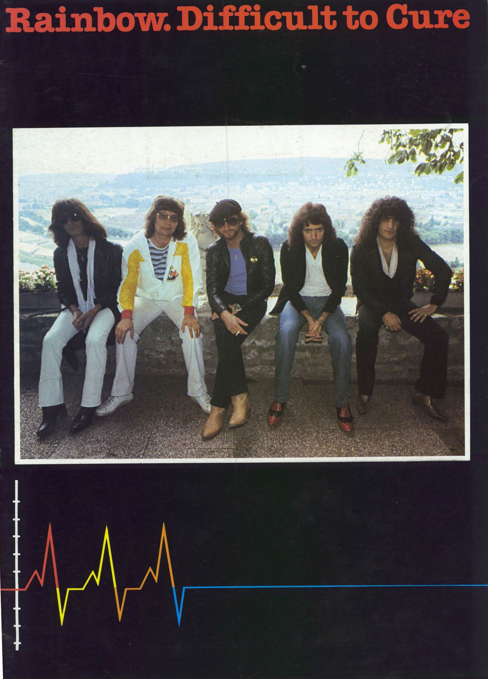 Rainbow Difficult To Cure + Ticket Stub UK tour programme TOUR PROGRAMME