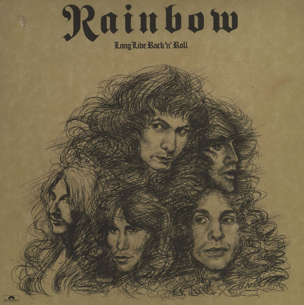 Rainbow Long Live Rock 'N' Roll - 1st UK vinyl LP album (LP record) POLD5002