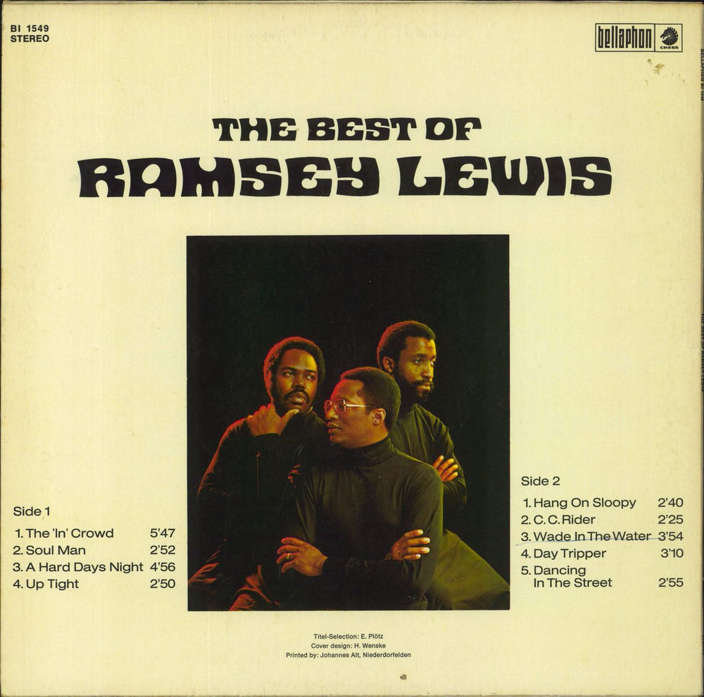 Ramsey Lewis The Best Of German vinyl LP album (LP record)