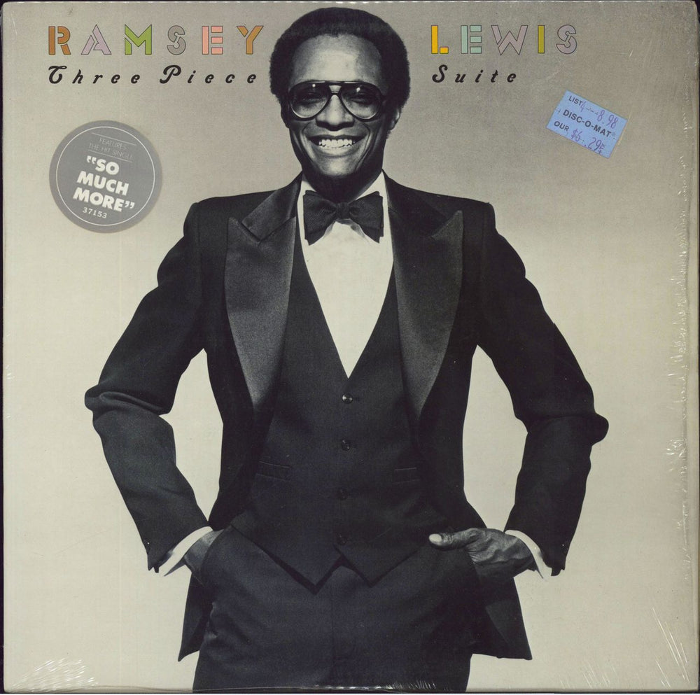 Ramsey Lewis Three Piece Suite + Stickered Shrink US vinyl LP album (LP record) FC37153