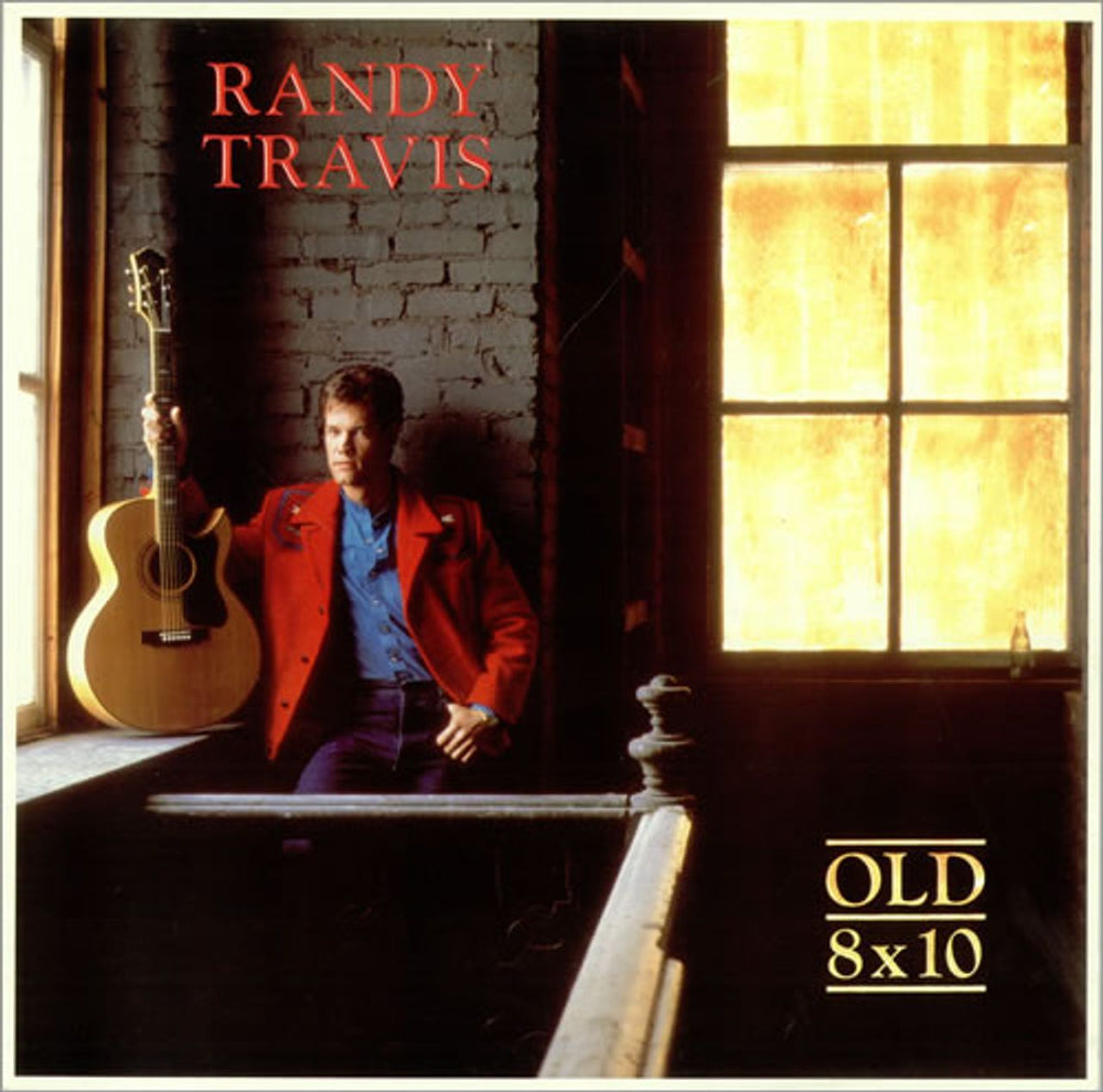 Randy Travis Old 8x10 UK vinyl LP album (LP record) WX162