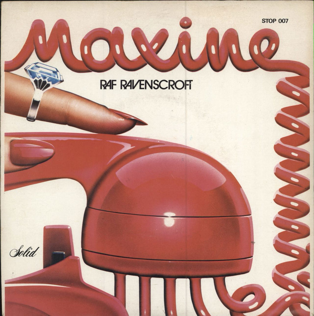 Raphael Ravenscroft Maxine UK 7" vinyl single (7 inch record / 45) STOP007