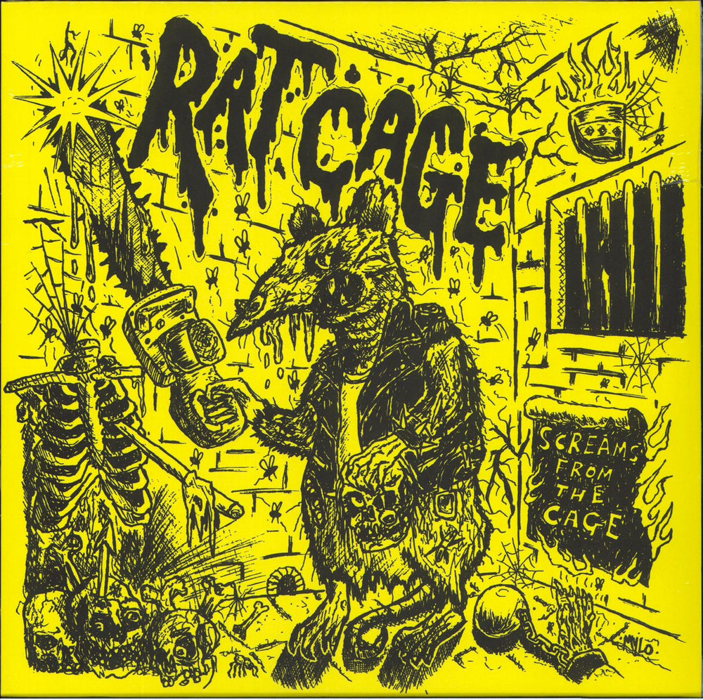 Rat Cage Screams From The Cage - Sealed UK vinyl LP album (LP record) MUS215