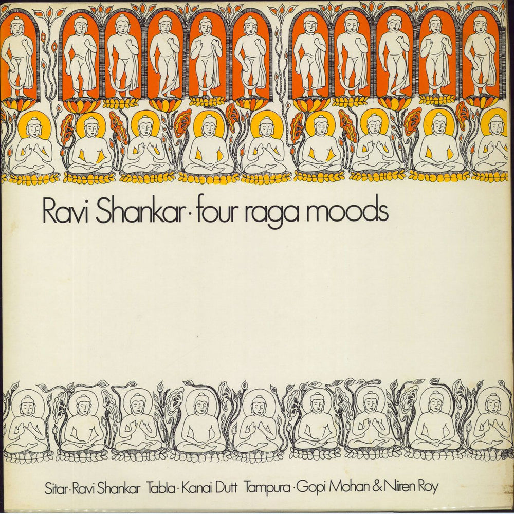 Ravi Shankar Four Raga Moods US 2-LP vinyl record set (Double LP Album) ML8