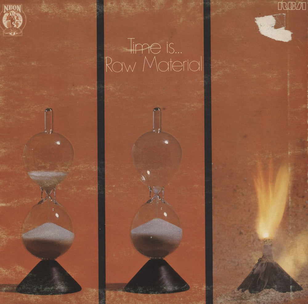 Raw Material Time Is... - G UK vinyl LP album (LP record) NE8