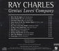 Ray Charles Genius Loves Company US Promo CD album (CDLP) PRO-CJ-0061-2